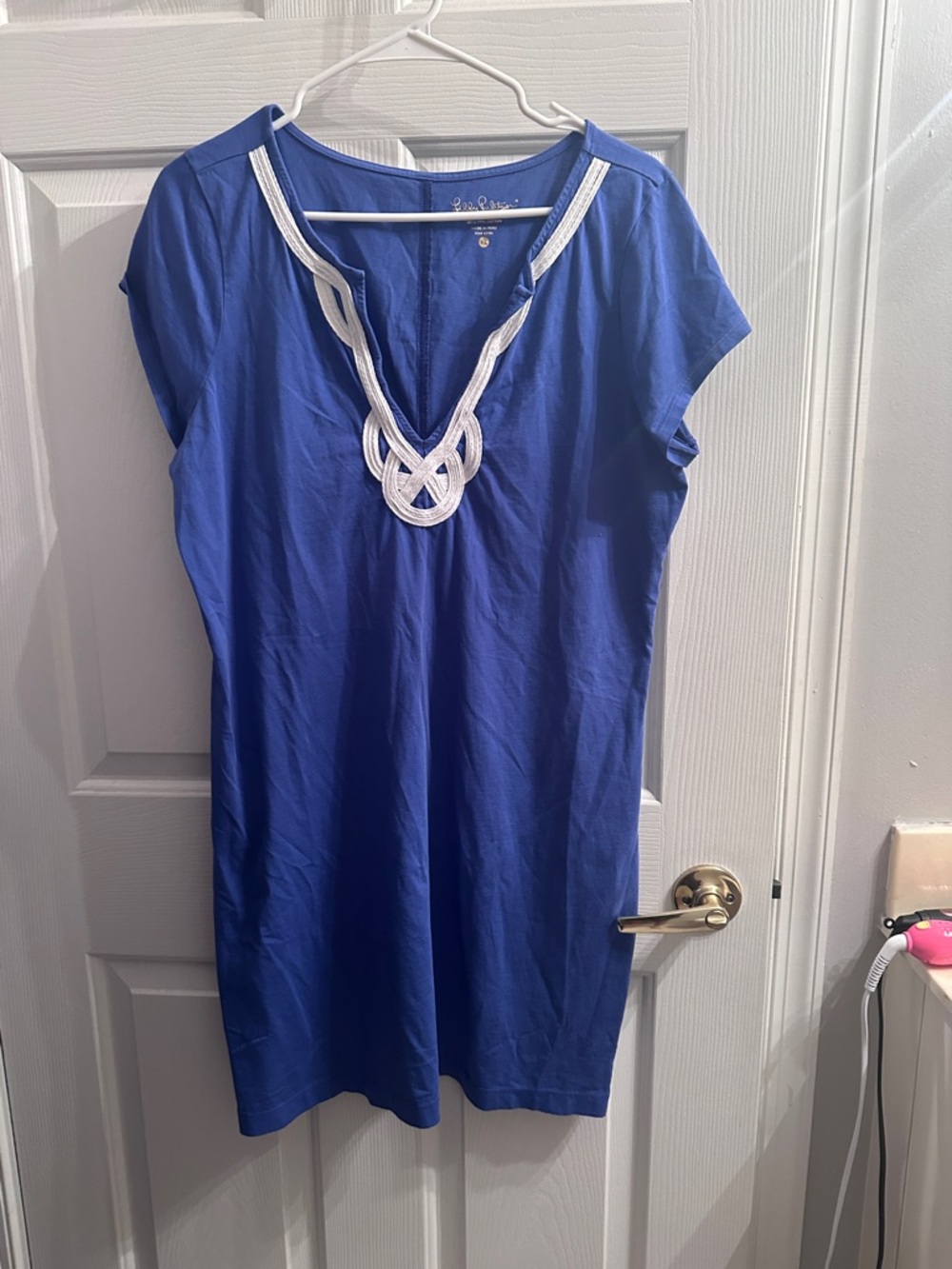 Lilly Pulitzer Womens Pima Cotton Brewster Mini T Shirt Dress